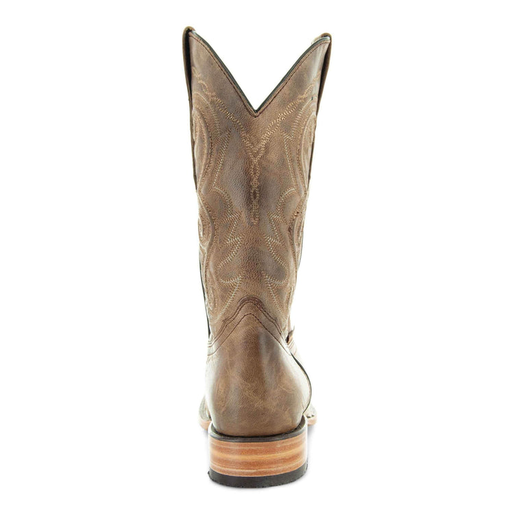 Soto Boots Mens Tan Broad Square Toe Cowboy Boot H50036 - GiFTiFY