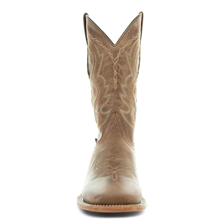 Soto Boots Mens Tan Broad Square Toe Cowboy Boot H50036 - GiFTiFY