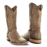 Soto Boots Mens Tan Broad Square Toe Cowboy Boot H50036 - GiFTiFY