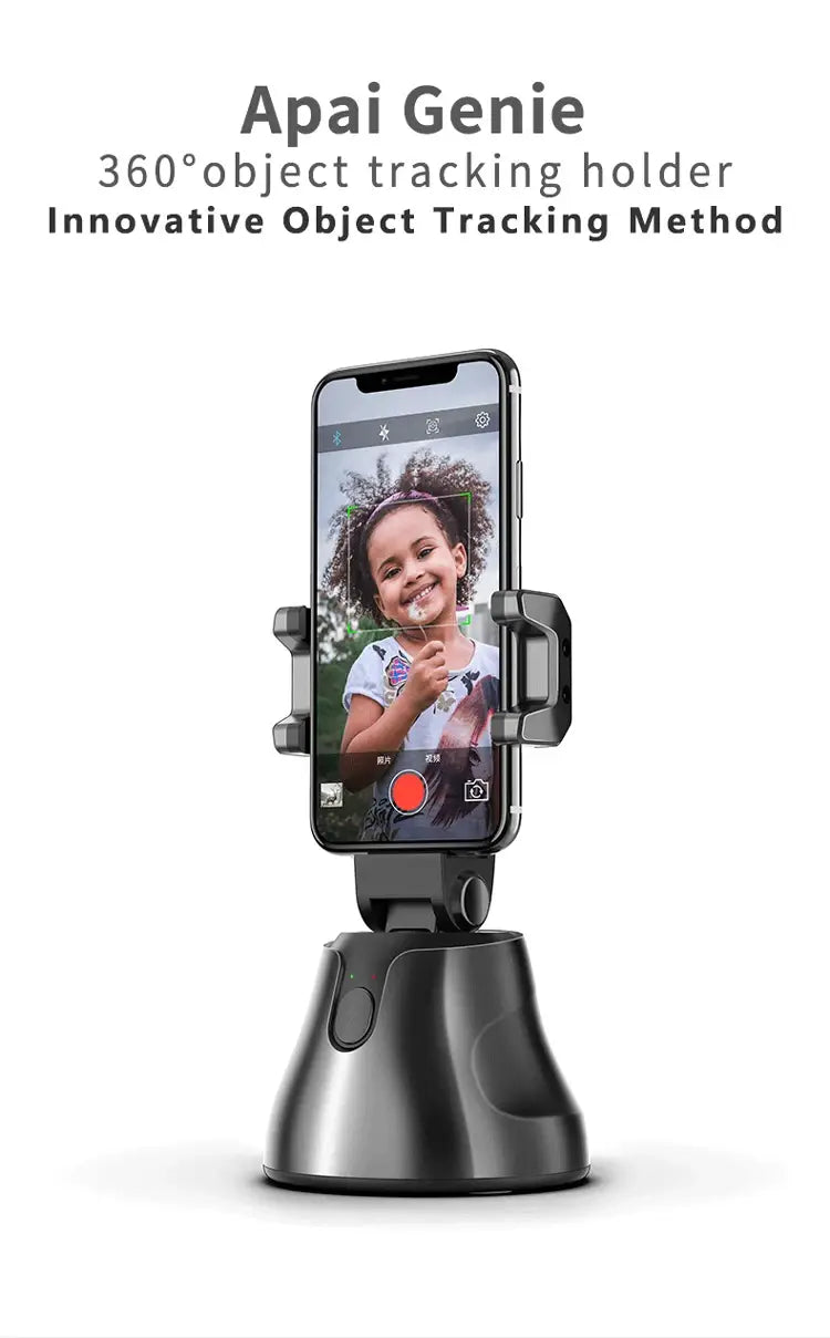 YTGEE Smart Object Face Tracking Phone Holder Black