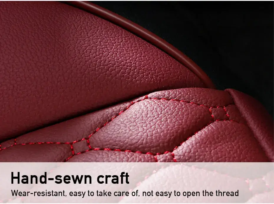 Red and Black Car Seat Cover Set