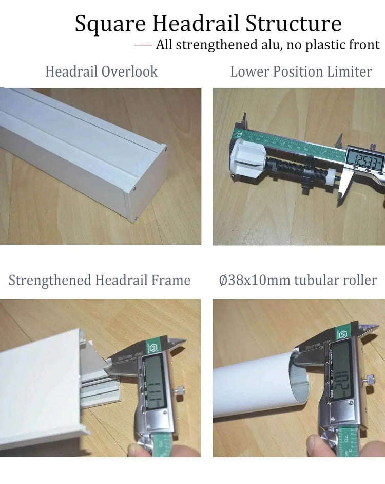 SmartMatters Electric Shangrila Blinds Smart Zigbee Blackout Zebra Shades for Windows and Doors Wifi Tuya Alexa Google Assistant - GiFTiFY