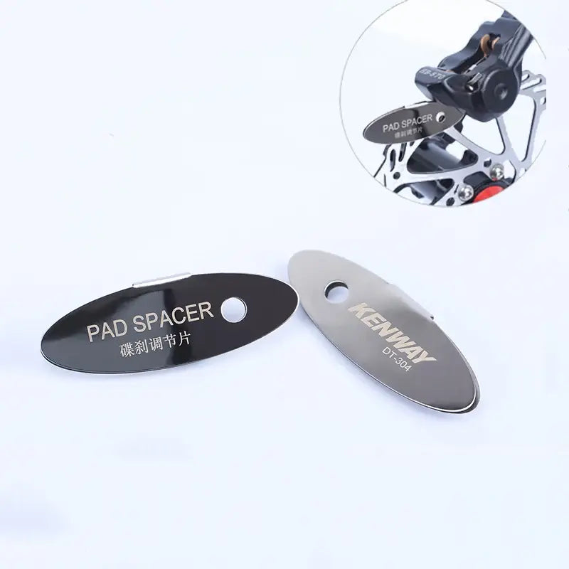 1pc MTB Disc Brake Pads Adjusting Tool Bicycle Pads Mounting Assistant Brake Pads Rotor Alignment Tools Spacer Bike