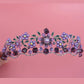 Luxury Baroque Purple Crystal Pearl Bridal Crown Tiara Magnificent Rhinestone Diadem for Bride Headband Wedding Hair Accessories DSERS