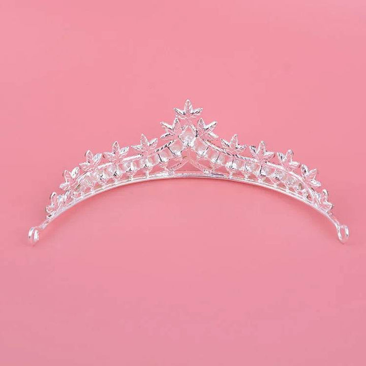 Magnificent Pearl Wedding Bridal Jewelry Sets Women Bride Wedding Party Jewelry Accessories Crystal Tiara Crown Earring Necklace - GiFTiFY