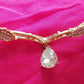 Luxury Crystal Crown Bridal Hair Accessories Wedding Rhinestone Waterdrop Leaf Tiara Crown Headband Frontlet Brides Hair Jewelry GiFTiFY