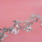 Luxury Crystal Crown Bridal Hair Accessories Wedding Rhinestone Waterdrop Leaf Tiara Crown Headband Frontlet Brides Hair Jewelry GiFTiFY