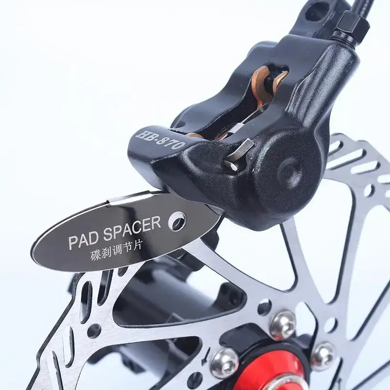 1pc MTB Disc Brake Pads Adjusting Tool Bicycle Pads Mounting Assistant Brake Pads Rotor Alignment Tools Spacer Bike