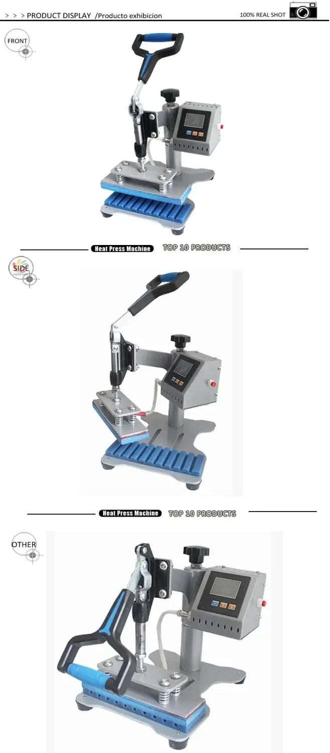 Silver Manual Heat Press Machine
