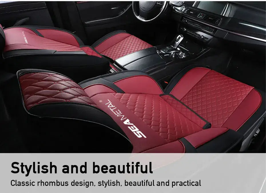 Red and Black Car Seat Cover Set