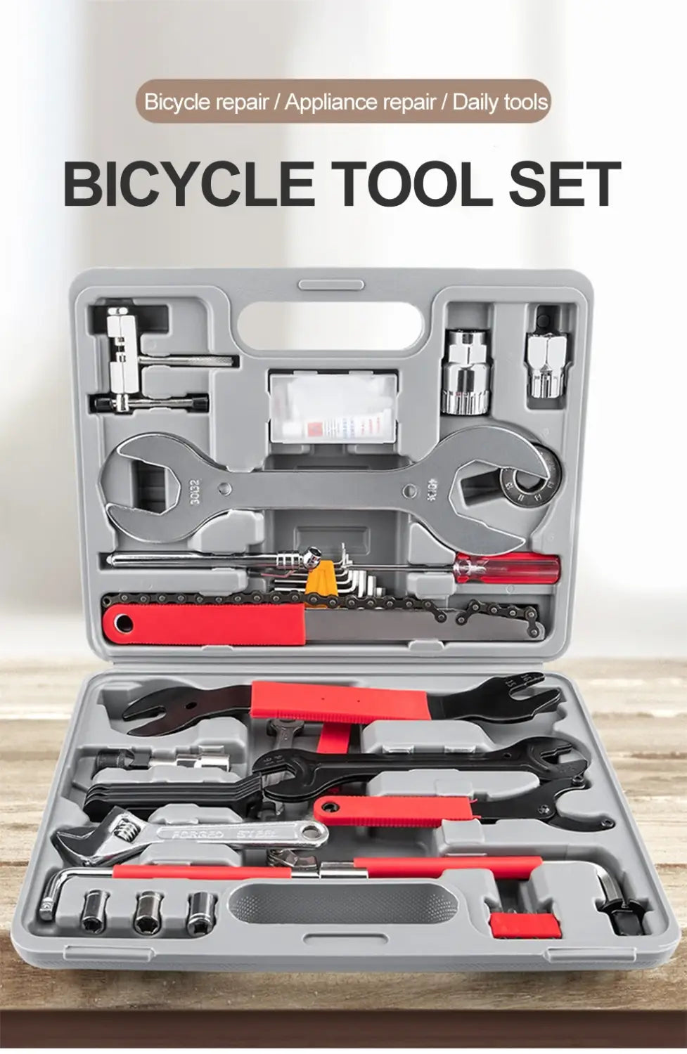 44-in-1 Multifunctional Bicycle Repair Kit