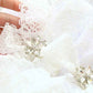 Handcraft White Lace Vintage Dog Wedding Dress Pet Bridal Outfit