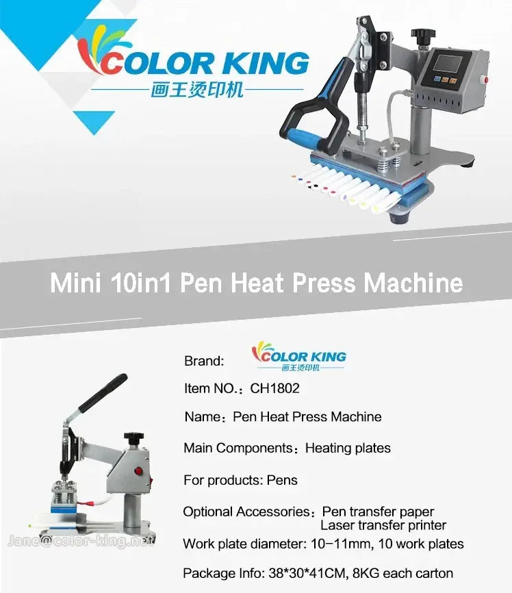 Silver Manual Heat Press Machine