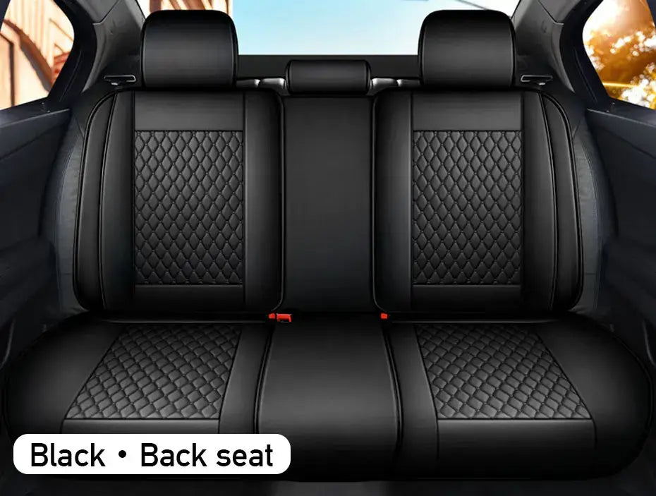 Red and Black Car Seat Cover Set