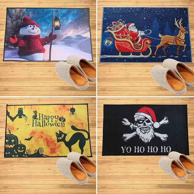 Personalized Dog Cat Welcome Mat Custom Doormat With Pet&