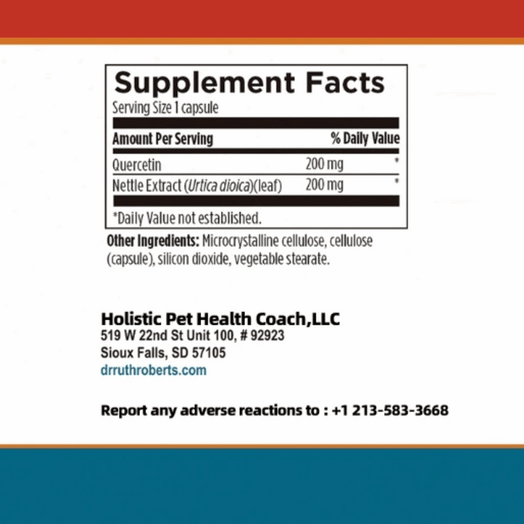 Hista Paws – with Quercetin for Dogs and Cats Vitamins & Supplements by Dr. Ruth Roberts