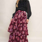 GARDEN ROMANCE WOVEN MAXI SKIRT