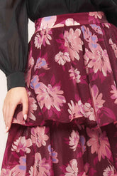 GARDEN ROMANCE WOVEN MAXI SKIRT - GiFTiFY