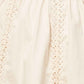 LAYTON CREAM WOVEN MIDI SKIRT