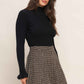 HOUND FLARE TWEED WOVEN SKIRT