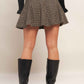 HOUND FLARE TWEED WOVEN SKIRT