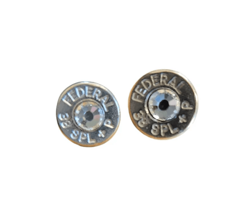 Head Stamp Stud Earrings Earrings by Sarahs Jewelry Designs