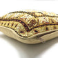 DaDa Bedding Elegant Golden Persian Style Rug Floral Tapestry Throw Pillow Covers 16" x 16"