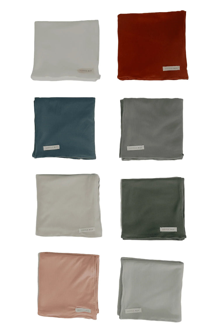 Oat Ribbed Stretch Swaddle - GiFTiFY