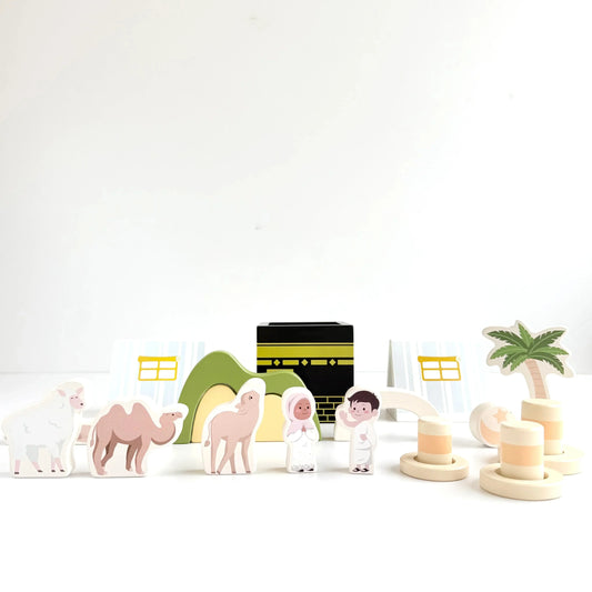 Hajj Rites Blocks + Play Mat Lala + Mo