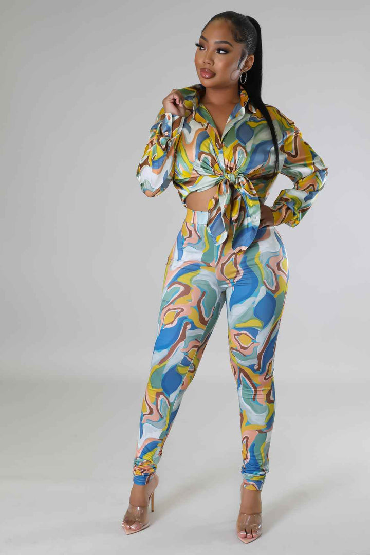 Misha Legging Set - Green - GiFTiFY