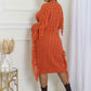 Coziest Feeling Midi Sweater Dress - Rustic