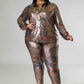 Amilia Love Pant Set - Plus Size