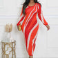 Love On The Line Multi Print Dress