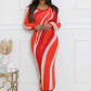 Love On The Line Multi Print Dress