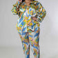 Misha Legging Set - Green - Plus Size