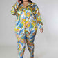 Misha Legging Set - Green - Plus Size