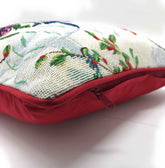 DaDa Bedding Elegant Tropical Paradise Birds Floral Tapestry Throw Pillow Covers 16" (18116)