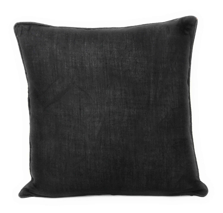 DaDa Bedding Ethnic Ornaments Geometric Black Tapestry Throw Pillow Covers 16" (18118)