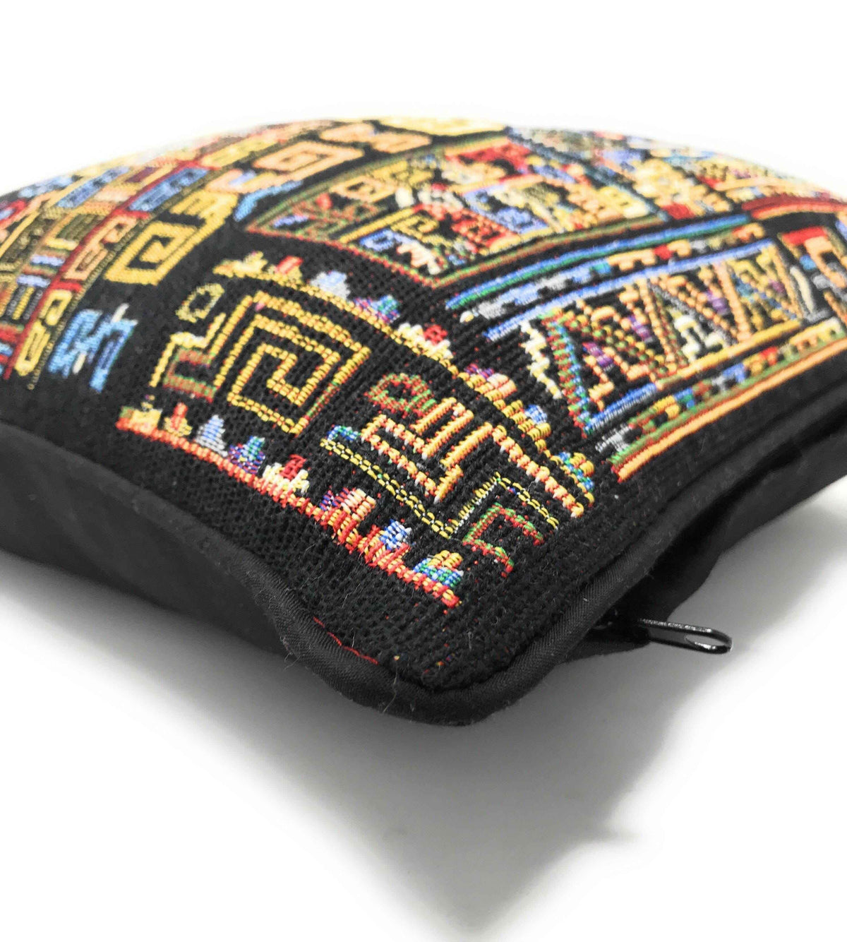 DaDa Bedding Ethnic Ornaments Geometric Black Tapestry Throw Pillow Covers 16" (18118) Throw Pillow Covers by DaDalogy Bedding Collection
