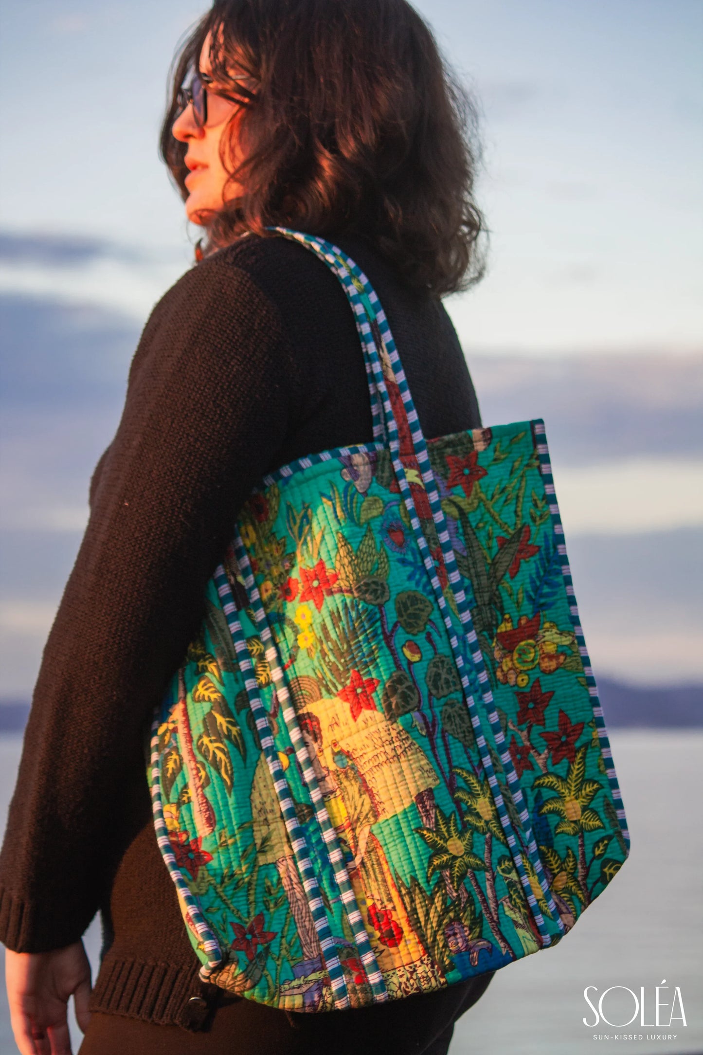 Soléa Cotton Kahlo Tote Soléa