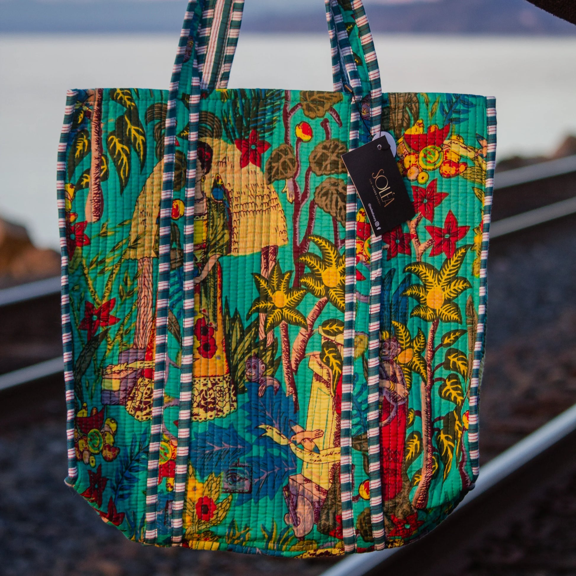 Soléa Cotton Kahlo Tote Soléa