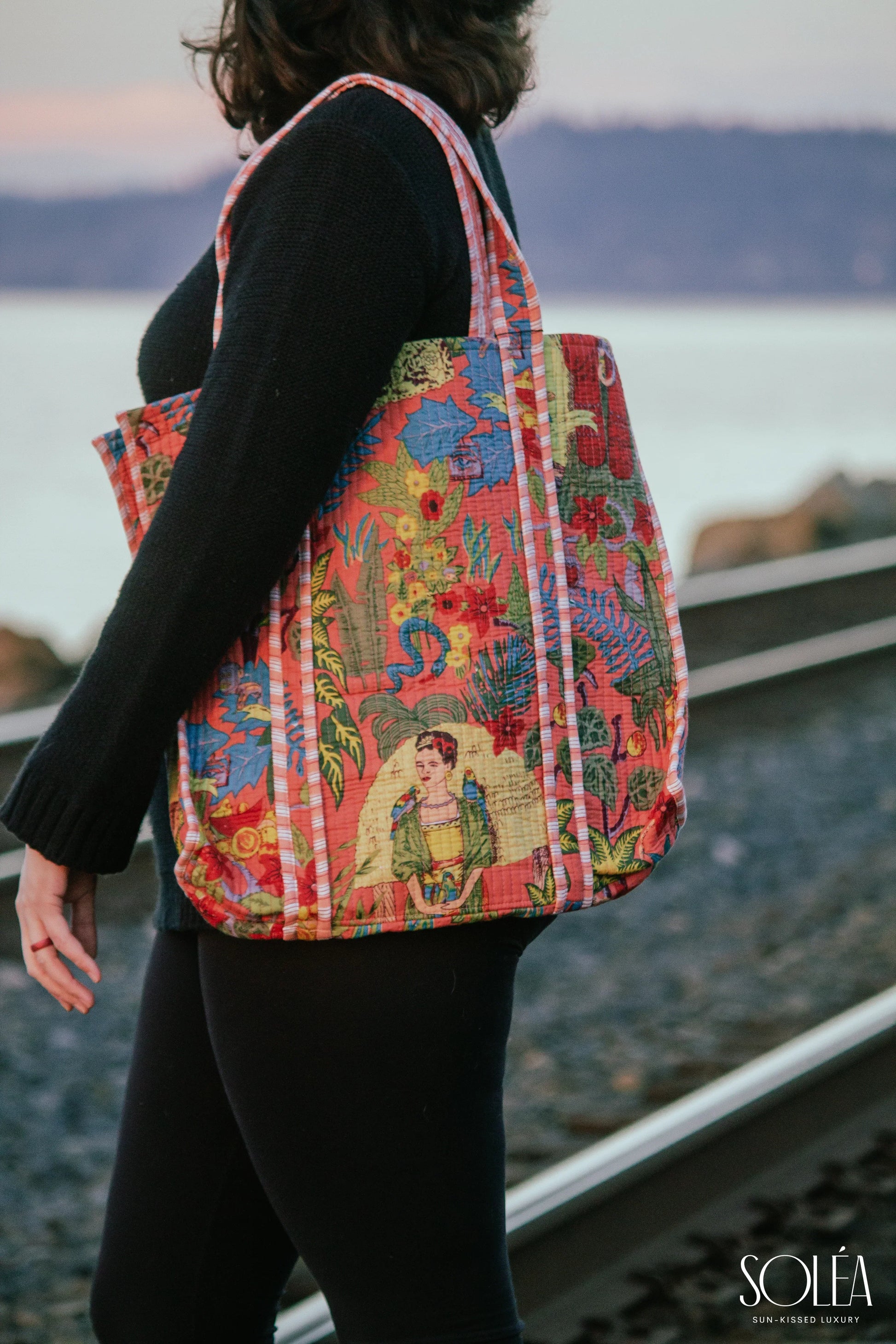 Soléa Cotton Fiorella Tote Soléa