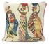 DaDa Bedding Dancing Women African Dreams Tapestry Throw Pillow Covers 16" x 16"