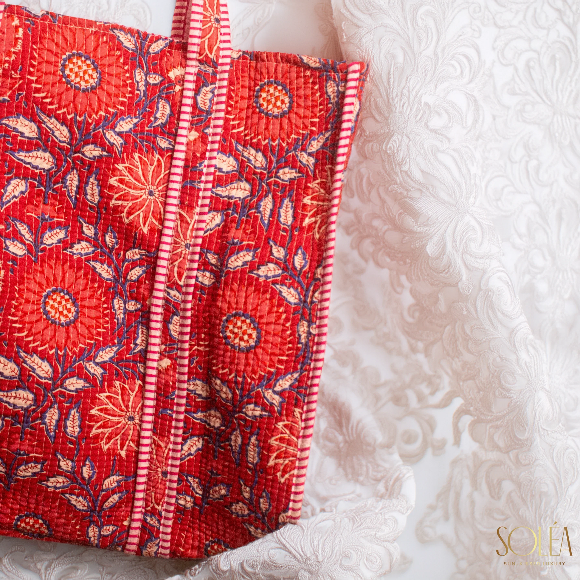 Soléa Cotton Amapola Tote