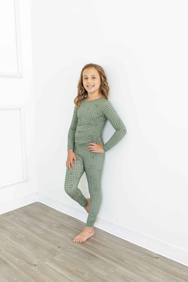 Desert Storm Plaid 2-Piece Set