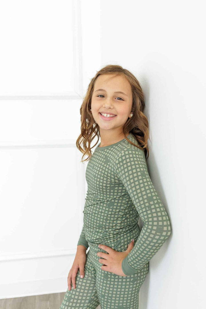 Desert Storm Plaid 2-Piece Set