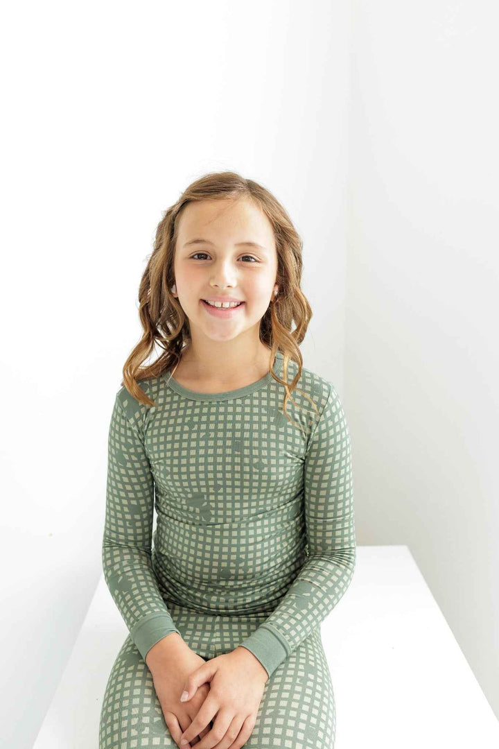 Desert Storm Plaid 2-Piece Set