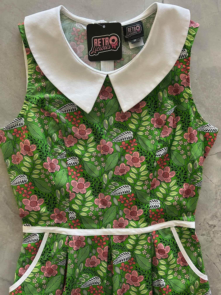 Flowers Collared Dress - GiFTiFY