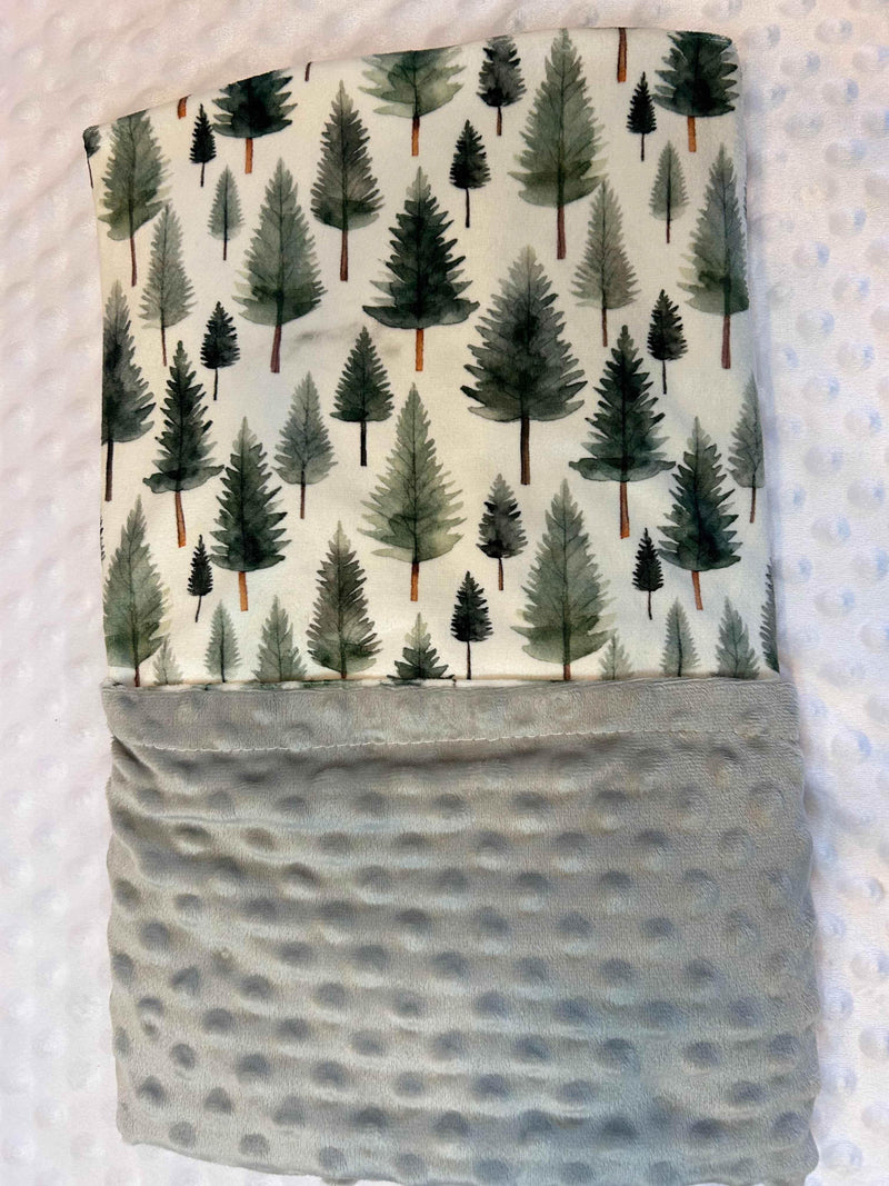 Woodland Whispers Minky Blanket by Growing Sprouts