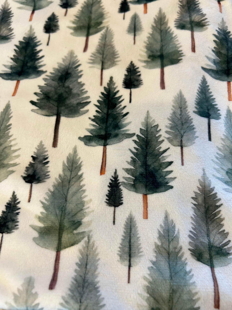 Woodland Whispers Minky Blanket by Growing Sprouts
